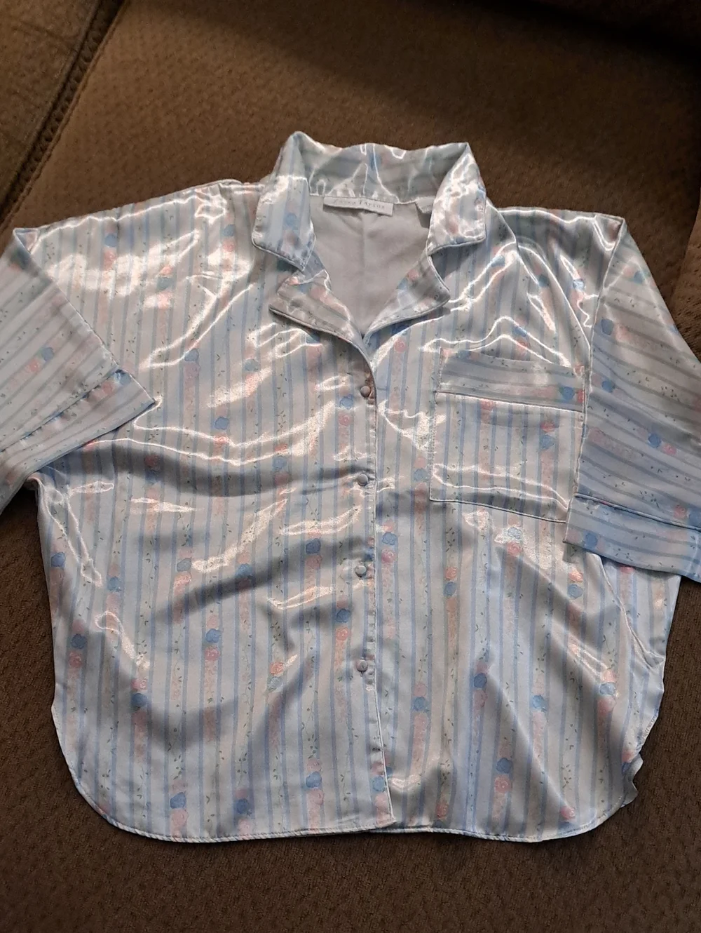 Vintage Erika Taylor Womens 2 Piece Pajamas